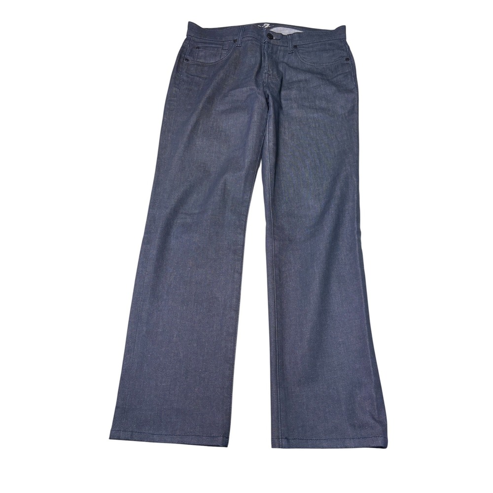 7 For All Mankind Carsen Jeans Mens 32X29 Indigo Blue Straight Leg ATA145G24A